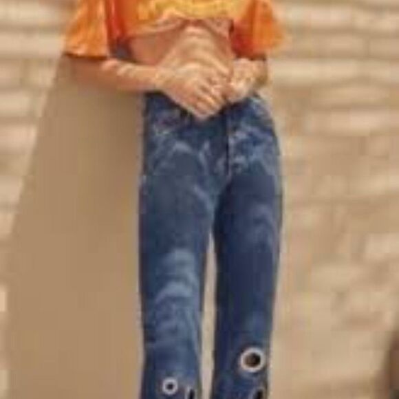 Kendall And Kylie Re-purposed Levi’s 501 Jeans Medium - Picture 1 of 11